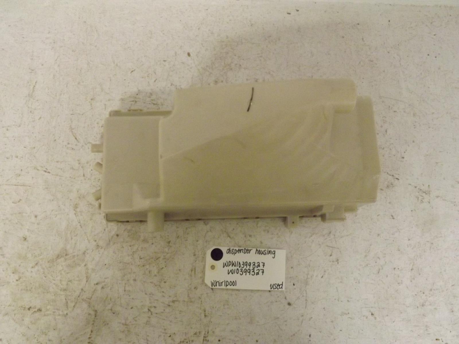 Whirlpool Washer WPW10399327 W10399327 Dispenser Housing Used Whirlpool Washer WPW10399327 W10399327 Dispenser Housing Used